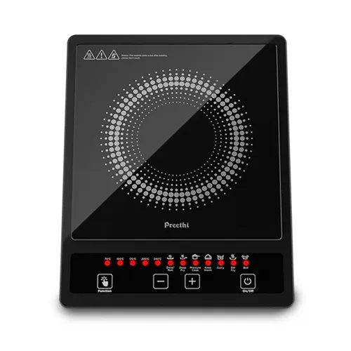 Image of Preethi Indicook IC123 Induction Cooktop, 1600-Watt Electric Stove