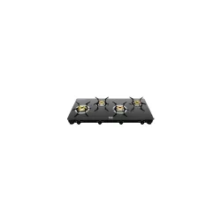 Preethi Luxe Max 4 Burner Glass Gas Stove (Jumbo Burner, 5Y Warranty)