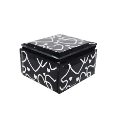 Premsons® Glass Square Decorative Jewellery Organizer
