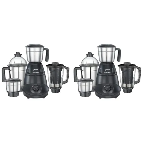 Image of Prestige Iris Plus 750 W Mixer Grinder With 4 Jars (Pack of 2)
