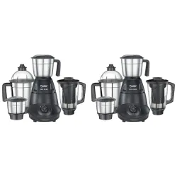 Prestige Iris Plus 750 W Mixer Grinder With 4 Jars (Pack of 2)