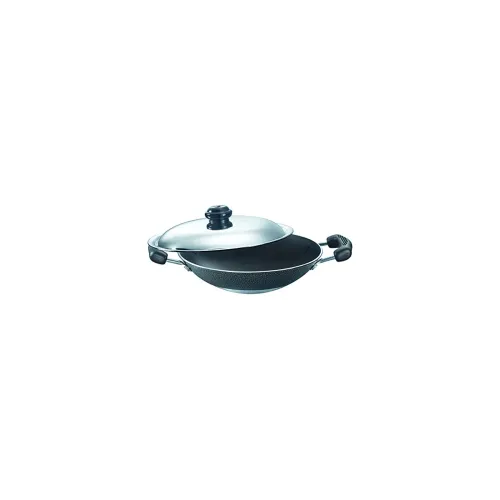 Image of Prestige Omega Select Plus Non-Stick Deep Appachetty with Lid Black 20 cm