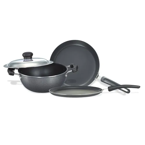 Image of Prestige Omega Select Plus Residue Free Non-Stick Kitchen Set, 3-Pieces,