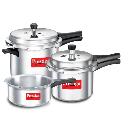 Image of Prestige Pressure Cooker Combo (2L+3L+5L)