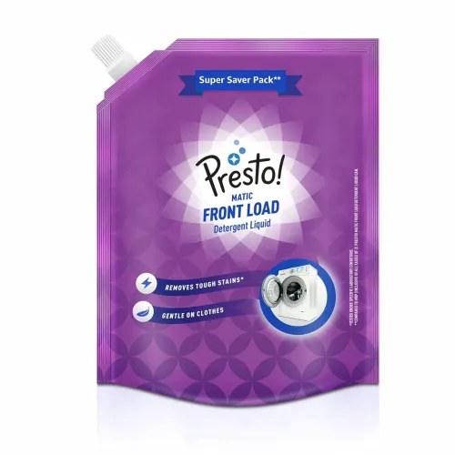 Image of Presto! Matic Front Load Detergent Liquid, Refill Pack - 2 Ltr