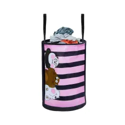 PrettyKrafts 45L Laundry Basket for Clothes with Lid | Laundry Bag Foldable | Laundry Bag for Clothes