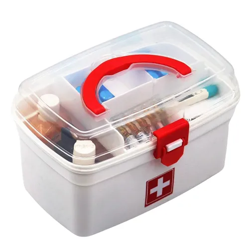 Image of Primelife Plastic Rectangular Medicine Box, Medical Box