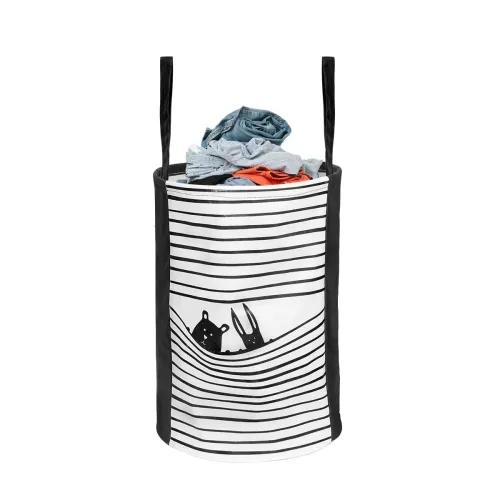 Image of Printed Round Foldable Large Laundry Bag