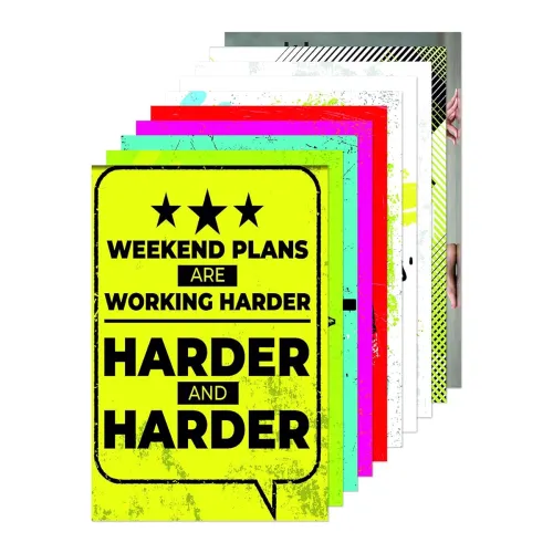 Image of PRINTELLIGENT Quote and motivational poster set of 10
