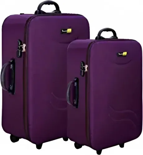 Image of Prisma Soft Luggage Set (55+65 cm, Purple, 2 Pc)