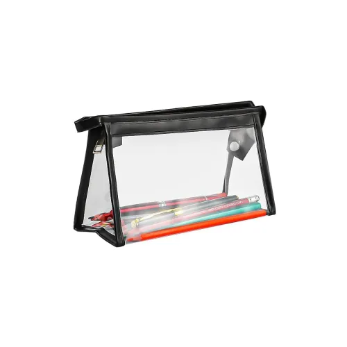 Image of Pristu Transparent Pencil Pouch – Black