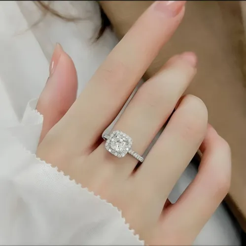 Image of priyangkrita crystal stone ring Alloy Ring