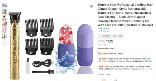Image of Professional Cordless Dragon-Style Beard Clipper Kit