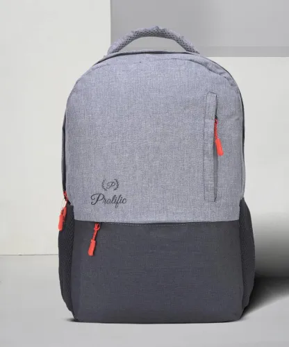 Image of Prolific 25L Laptop Backpack (with USB Port, Water-Resistant) - Grey