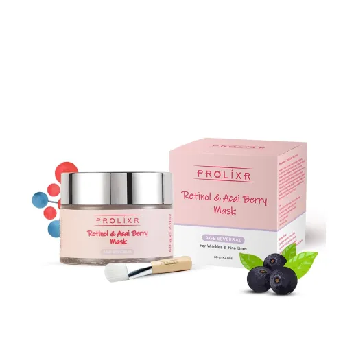 Image of Prolixr Retinol & Acai Berry Face Mask 60g