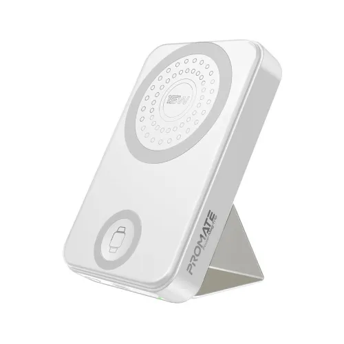 Image of Promate PowerMag-Trio 3-in-1 10000mAh MagSafe Power Bank