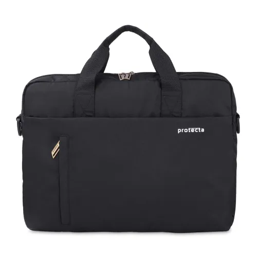 Image of Protecta Momentum Office Shoulder Bag Briefcase for Screen Sizes up to 12\' - Black.