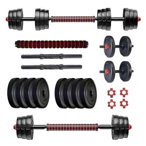 Image of Protoner PVC 3 in 1 convertible Dumbbells Set