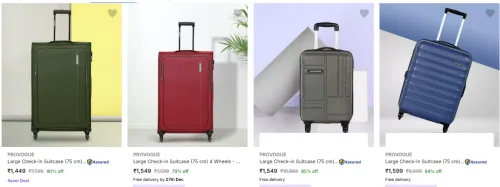 Image of PROVOGUE Large Check-in Suitcase (75 cm) 4 Wheels 60-80% Discount