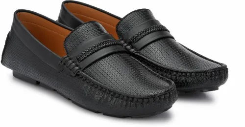 Image of PROVOGUE Loafers For Men (Black , 6)