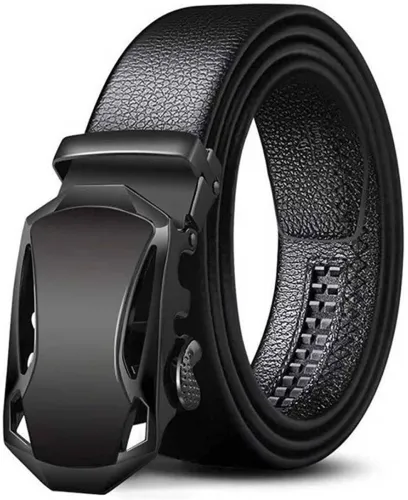 Image of PROVOGUE Men Black Artificial Leather Belt