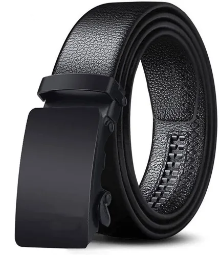 Image of PROVOGUE Men Black Artificial Leather Belt