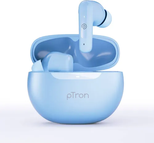 Image of PTron Bassbuds Vibe TWS (Blue)