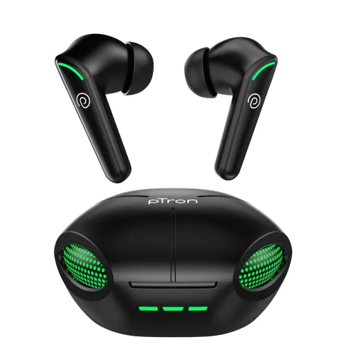 Image of pTron Bassbuds Viper in-Ear TWS Earbuds