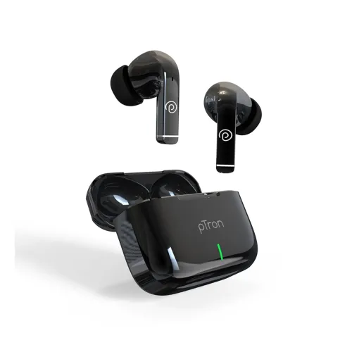 Image of pTron Basspods P251+ In-Ear TWS Earbuds with 50H Playtime.