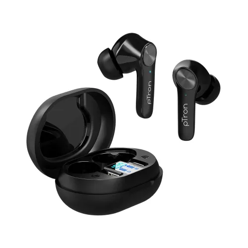 Image of pTron Basspods P481 Pro Active Noise Ear TWS Earbuds