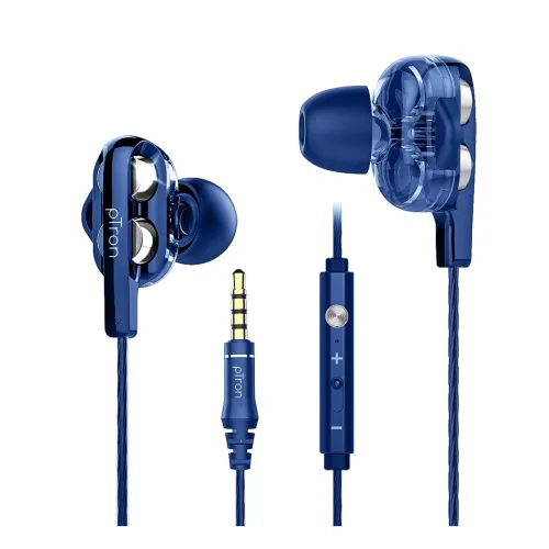 Image of PTron Boom Ultima 4D Dual Driver Gaming Wired Headphones with Mic