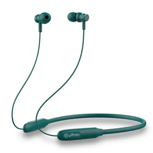 Image of pTron Tangent Flex Wireless In-Ear Headphone.