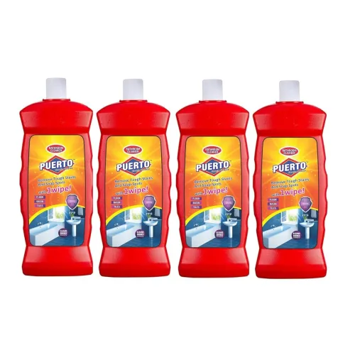 Image of Puerto Bathroom Cleaner - 500 ml (Pack of 4).