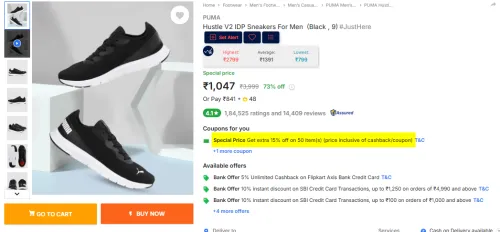 Image of PUMA Hustle V2 IDP Sneakers For Men