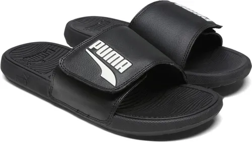 Image of PUMA Men Slides (Black , 8)