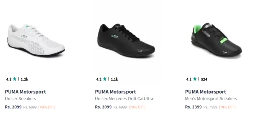 Image of Puma Men Sneaker Shoes Minimum 65% Discount