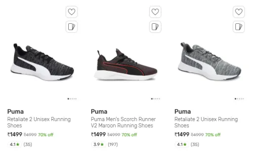 Image of Puma Men's Shoes @ Minimum 70% Discount