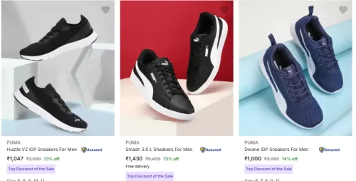 Image of Puma Men's Sneaker at Minimum 70% Discount