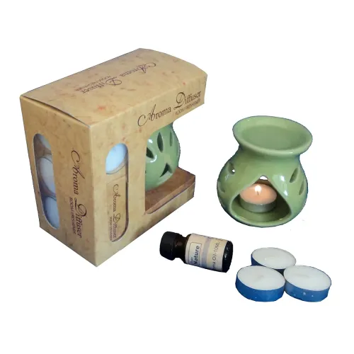 Image of Pure Source India Ceramic Aroma Gift Set