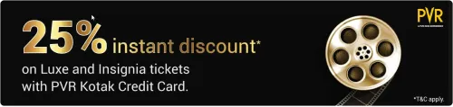 Image of PVR Cinema Offers: Get 25% instant discount on Lux & Insignia tickets