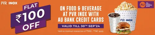 Image of PVR INOX : up to 20% instant discount on Food & Beverages across AU Bank Credit Card