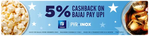 Image of PVR Cinema Offers: Get 5% Cashback on Bajaj Pay UPI