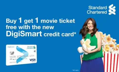 Image of PVR INOX Digimart Offer : Buy 1 get 1 Movie Tickets Free with Digimart Credit Card
