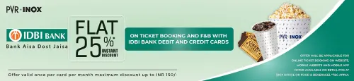 Image of PVR INOX IDBI Offers : Flat 25% Instant Discount on Movie Ticket and Food & Beverages with IDBI Bank Debit & Credit Card