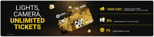 Image of PVR INOX Offers: Save 5% Off on Tickets with Kotak PVR INOX Credit Card