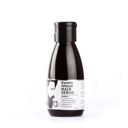 Image of Qraa Keratin Infused Hair Serum for Dry and Damaged Hair, 100ml