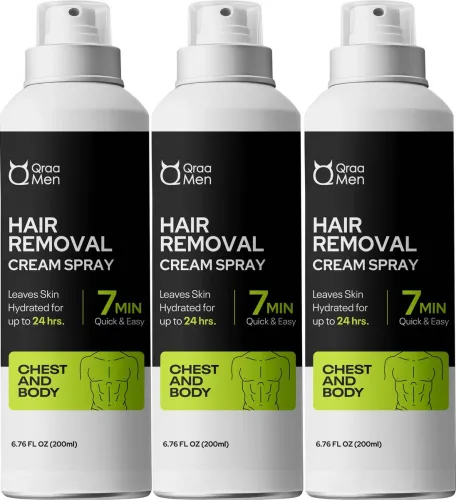 Image of Qraa Men Hair Removal Cream Spray Set3