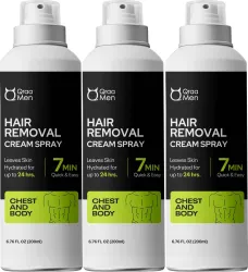 Qraa Men Hair Removal Cream Spray Set3