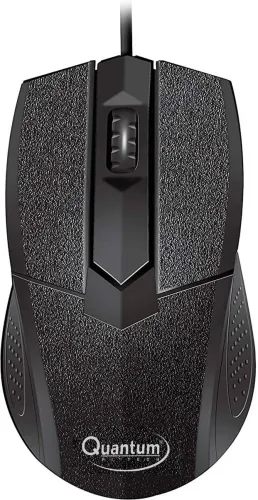 Image of QUANTUM QHM224D Wired Ambidextrous Optical Mouse