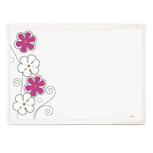 Image of Quartet Flower Design Magnetic Combination Board